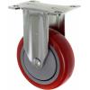 TOOLCRAFT TO-5137959 Pevné kolečko s konstrukční deskou, 100 mm, polyuretan nosnost (max.): 125 kg