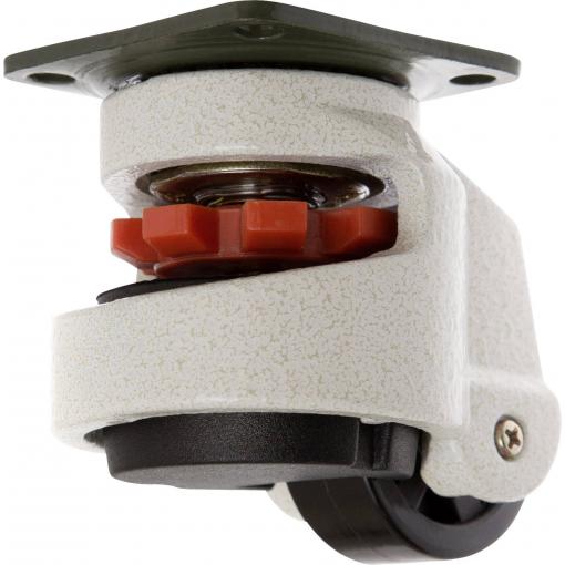TOOLCRAFT TO-5137962 Polohovatelné otočné kolečko s konstrukční deskou 50 mm nosnost (max.): 250 kg