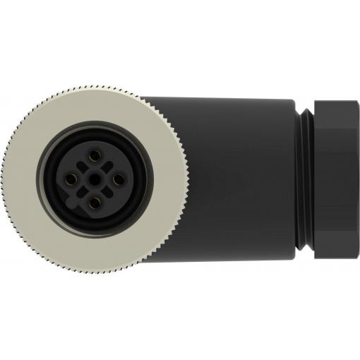 TE Connectivity neupravený zástrčkový konektor pro senzory - aktory, T4112402041-000, piny: 4, 1 ks
