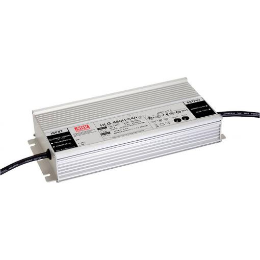 MEAN WELL HLG-480H-36 LED driver konstantní napětí, konstantní proud 478.8 W 13.3 A 18 - 36 V/DC outdoorový , PFC spínací obvod , bez možnosti stmívání,
