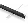 Renkforce RF-3429142 19 palec kartáčová lišta pro datové skříně 1 U černá
