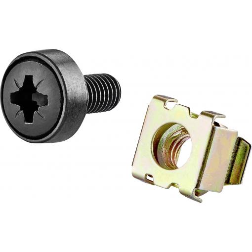 Renkforce RF-3429166 10 palec, 19 palec upevňovací materiál pro datové skříně černá