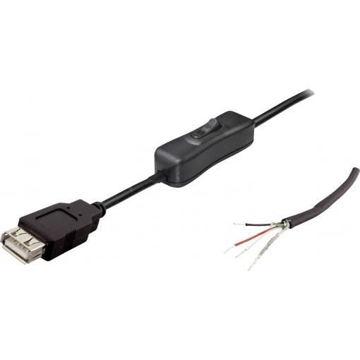 TRU COMPONENTS TC-2509040 USB konektor 1.80 m, 1 ks