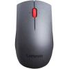 Lenovo Professional laserová myš, přenos bezdrátový, 5 tlačítko, 1600 dpi, šedá, červená