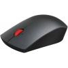 Lenovo Professional laserová myš, přenos bezdrátový, 5 tlačítko, 1600 dpi, šedá, červená