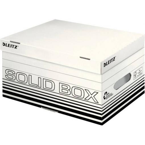 Leitz archivační box 6117-00-01 26.5 cm x 19.5 cm x 37 cm karton bílá, černá 10 ks
