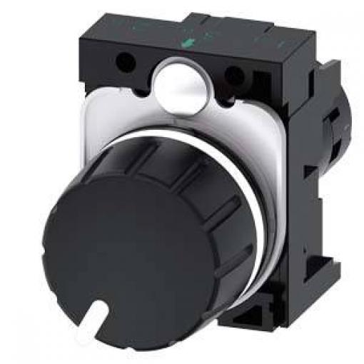 Siemens 3SU1200-2PQ10-1AA0, 3SU12002PQ101AA0 otočný potenciometr, 1 kΩ, 1 ks