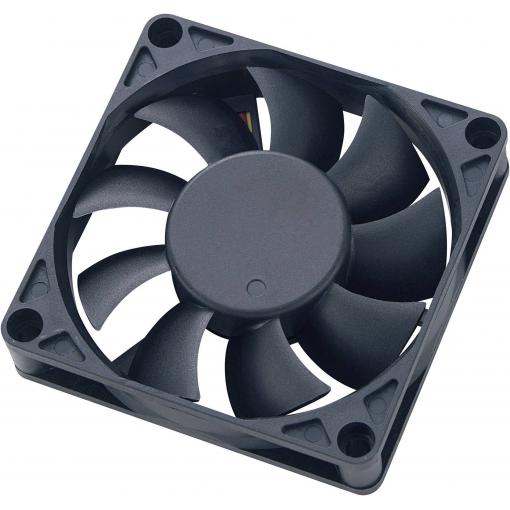 Akasa AK-179BKT-C PC větrák s krytem (š x v x h) 70 x 70 x 15 mm včetně teplotního čidla