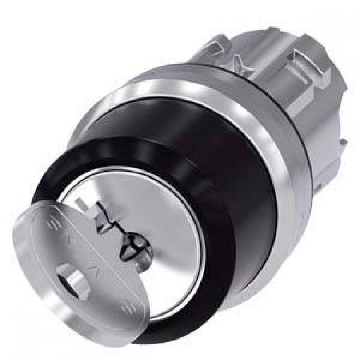 Siemens 3SU10504BC010AA0 3SU1050-4BC01-0AA0 klíčový spínač 1 x 45 ° IP66, IP67, IP69 / IP69K 1 ks
