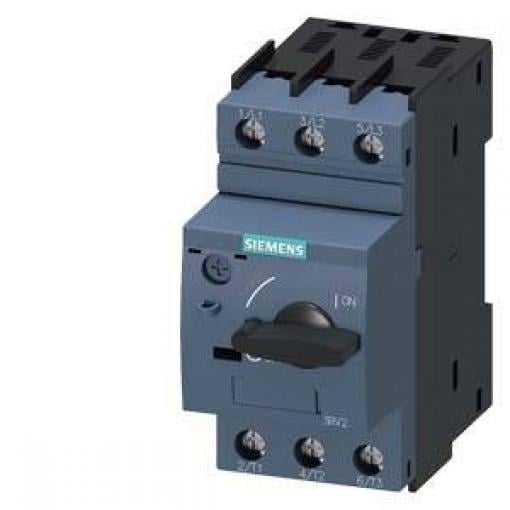 Siemens 3RV2011-0EA10 výkonový vypínač 1 ks Rozsah nastavení (proud): 0.28 - 0.4 A Spínací napětí (max.): 690 V/AC (š x v x h) 45 x 97 x 97 mm