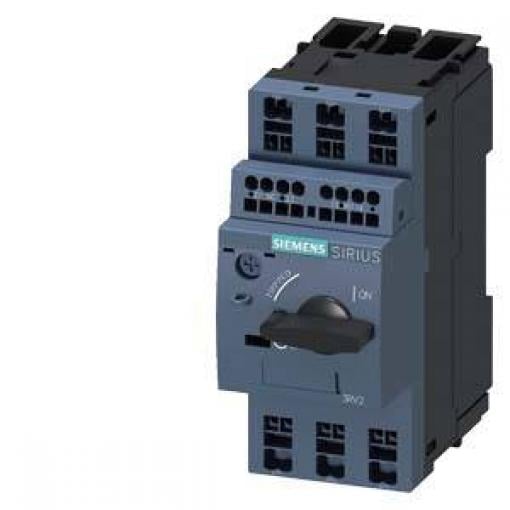 Siemens 3RV2011-4AA25 výkonový vypínač 1 ks Rozsah nastavení (proud): 10 - 16 A Spínací napětí (max.): 690 V/AC (š x v x h) 45 x 106 x 97 mm