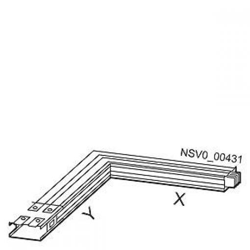 Siemens BVP:261896 BD2C 1250-LL Změna směru měď světle šedá 699 mm² 1250 A 690 V/AC 1 ks