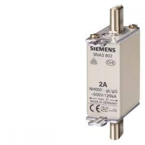 Siemens 3NA38328 sada pojistek Velikost pojistky = 0 125 A 400 V 3 ks