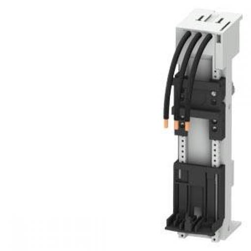 Siemens 8US12515DS10 Přístrojový adaptér S00/S0, 25A, pro systém přípojnic s průměrem 60 mm, dlouhý 45x 200 mm Přístrojový adaptér 25 A 690 V 1 ks