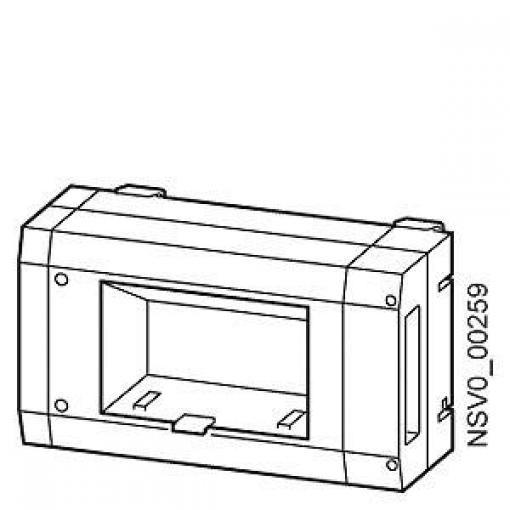 Siemens BVP:034284 Siemens vstup box BD01-AK2M2/F vývodní skříňka světle šedá 16 mm² 35 A 400 V/AC 1 ks