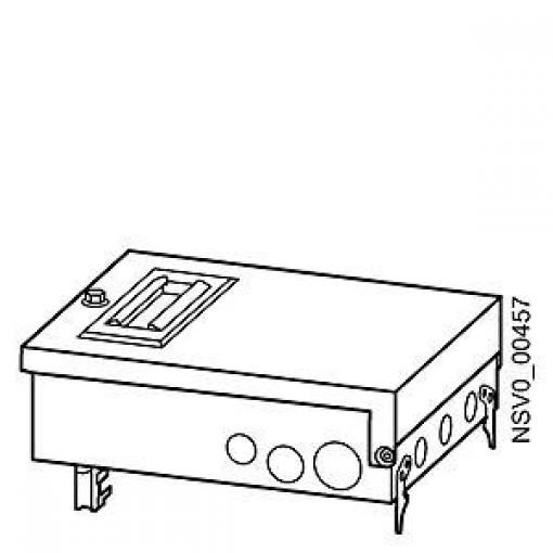 Siemens BVP:203138 Siemens vstup box BVP: 203138 BD2-AK2X/S33 vývodní skříňka světle šedá 3pólový 25 mm² 63 A 500 V/AC 1 ks