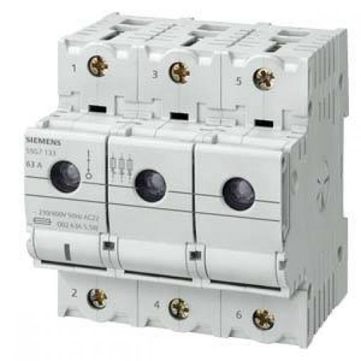 Siemens 5SG7133 výkonový odpínač Velikost pojistky = D02 63 A 400 V 1 ks