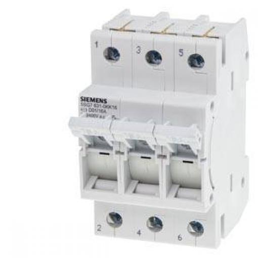 Siemens 5SG76310KK16 výkonový odpínač Velikost pojistky = D01 16 A 400 V 4 ks