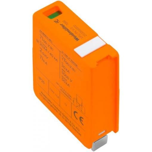 Weidmüller 2530660000 VPU PV II 0 1000 zásuvný svodič pro přepěťovou ochranu Přepětová ochrana pro: fotovoltaické zařízení 20 kA 1 ks