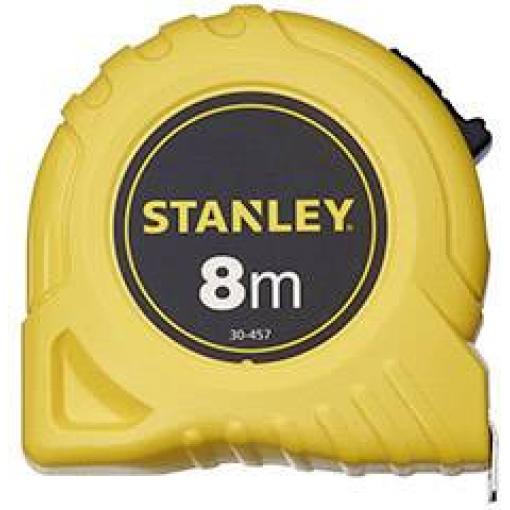 STANLEY Rollbandmass 8m/25,0mm gelb Kunststoffgehäuse 0-30-457 svinovací metr