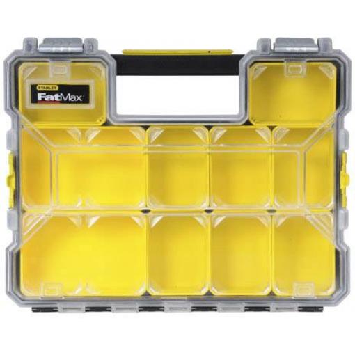 Univerzální STANLEY 1-97-517 kufřík na součástky (d x š x v) 44.6 x 7.5 x 35.7 cm přihrádek: 10 Obsah 1 ks