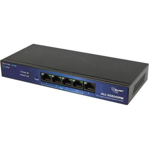 Allnet ALL-SG8245PM ALL-SG8245PM síťový switch 5 portů 1000 MBit/s funkce PoE