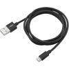 Ansmann USB kabel USB 2.0 USB-A zástrčka, USB Micro-B zástrčka 1.20 m černá hliníková zástrčka, krytí TPE 1700-0076