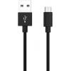 Ansmann USB kabel USB 2.0 USB-A zástrčka, USB Micro-B zástrčka 2.00 m černá hliníková zástrčka, krytí TPE 1700-0077
