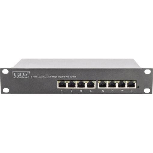 Digitus DN-95317 DN-95317 síťový switch 8 portů 10 / 100 / 1000 MBit/s funkce PoE