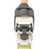Digitus RJ45 síťový konektor CAT 6A, nevybavený specifikací [1x LSA, IDC konektor, rychlospojka - 1x RJ45 zástrčka, RJ45 zástrčka 8p8c] stříbrná, ocelová