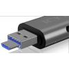 ICY BOX IB-CR200-C, SD/microSD USB 2.0 Card Reader mit Type-C® & -A und Micro-B Anschlüs USB flash disk USB-C® USB 2.0 antracit (matný)