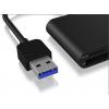 ICY BOX IB-CR301-U3 Externer Multi Card Reader (CF, SD, Micro SD) mit USB 3.0 Hostanschl externí čtečka paměťových karet / hub USB 3.0 černá