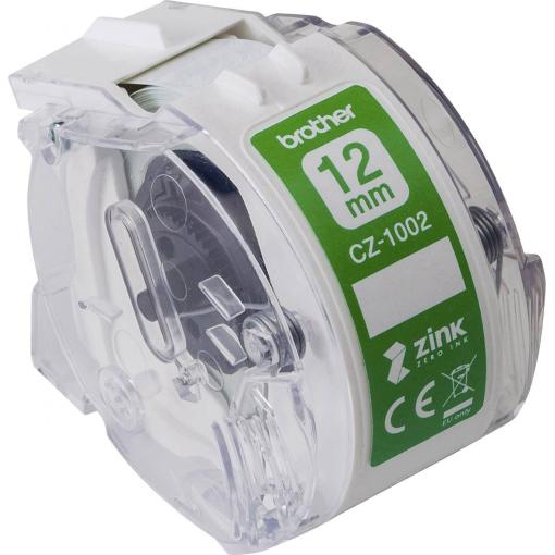 Brother etikety v roli 12 mm x 5 m papír bílá 1 ks trvalé CZ1002 role s barevnými etiketami
