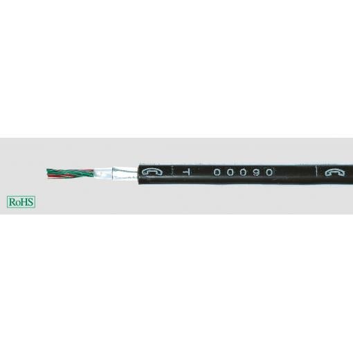 HELU 34130 telekomunikační kabel A-2Y(L)2Y 4 x 0.8 mm² černá 100 m