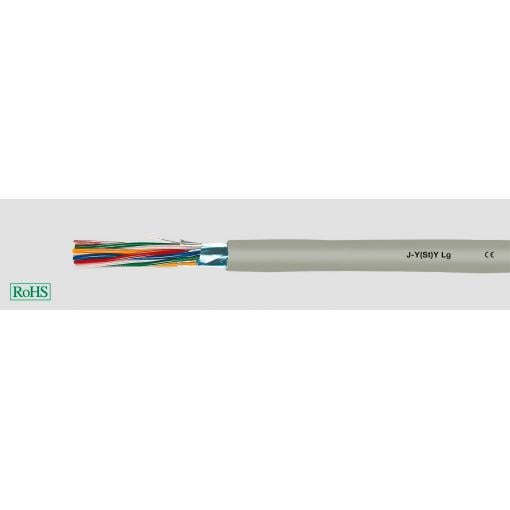 HELU 33020 Kabeláž dálkové signalizace J-Y(ST)Y 4 x 2 x 0.8 mm šedá 100 m