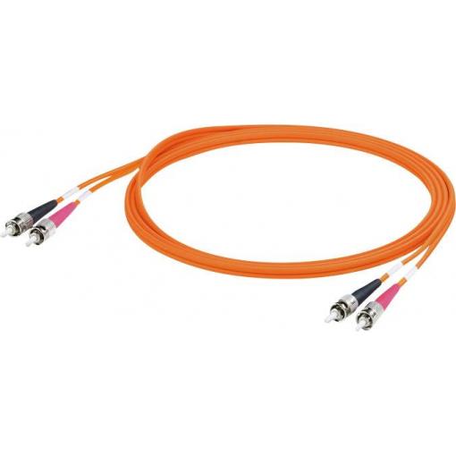 Weidmüller 8813270000 optické vlákno optické vlákno kabel 1.00 m oranžová [1x ST zástrčka - 1x ST zástrčka] Multimode OM1