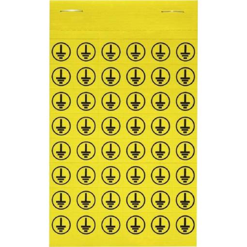 Weidmüller 1685690002 SYMBOL-PACK 14X14 ERDE kabelové značení Barva aktivního pole: žlutá počet štítků: 480