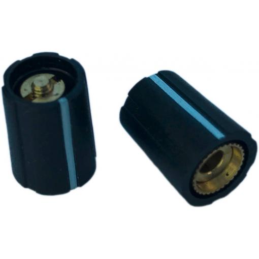 PSP S100-400-1 S100-400-1 otočný knoflík černá (Ø x v) 10 mm x 13.5 mm 1 ks