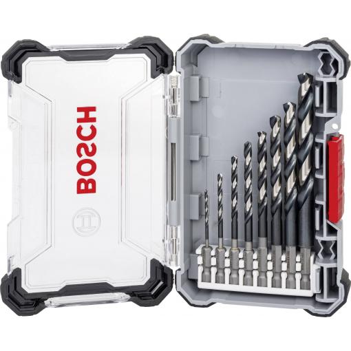 Bosch Accessories 2608577146 Metallbohrersatz PRO Metal HSS-G 8-tlg. Impact 2-3-4-5-6-7-8-10mm 6-kant 1/4 HSS sada spirálových vrtáku do kovu 8dílná 2 mm, 3