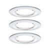 Paulmann Nova vestavné svítidlo do koupelny sada 3 ks LED LED 18 W IP44 chrom (lesklý)