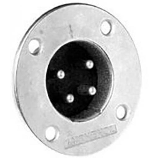 Amphenol EP-4-14 XLR konektor přírubová zástrčka Pólů: 4 stříbrná 1 ks