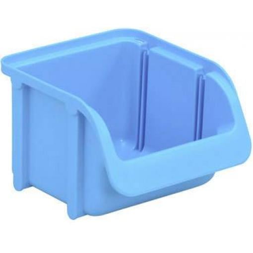 Hünersdorff 671300 skladový box , (š x v x h) 115 x 100 x 75 mm, modrá, 1 ks