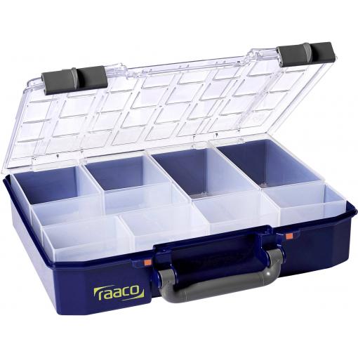 raaco CarryLite 80 4x8-9 kufřík na součástky (d x š x v) 278 x 337 x 79 mm přihrádek: 9 Obsah 1 ks