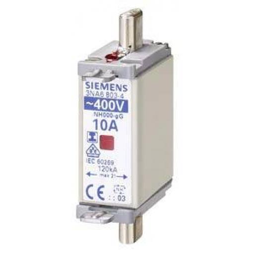 Siemens 3NA68224 sada pojistek Velikost pojistky = 0 63 A 400 V 3 ks
