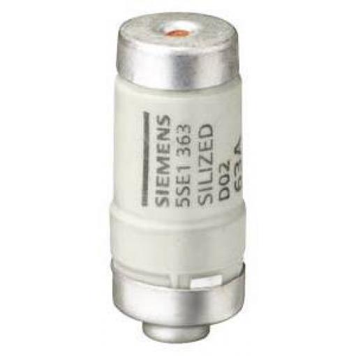 Siemens 5SE1363 sada pojistek Velikost pojistky = D02 250 V/DC 10 ks
