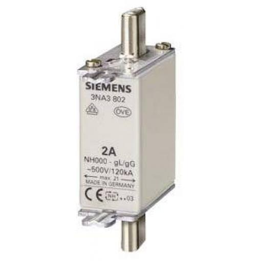 Siemens 3NA3802 sada pojistek Velikost pojistky = 0 2 A 500 V 3 ks