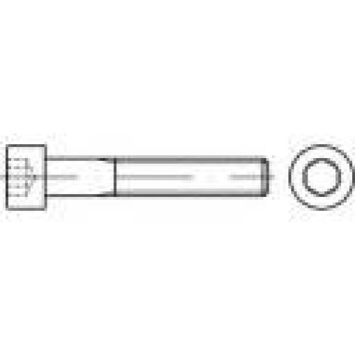 TOOLCRAFT TO-5428008 šrouby s válcovou hlavou M6 18 mm vnitřní šestihran ocel galvanizováno zinkem 500 ks