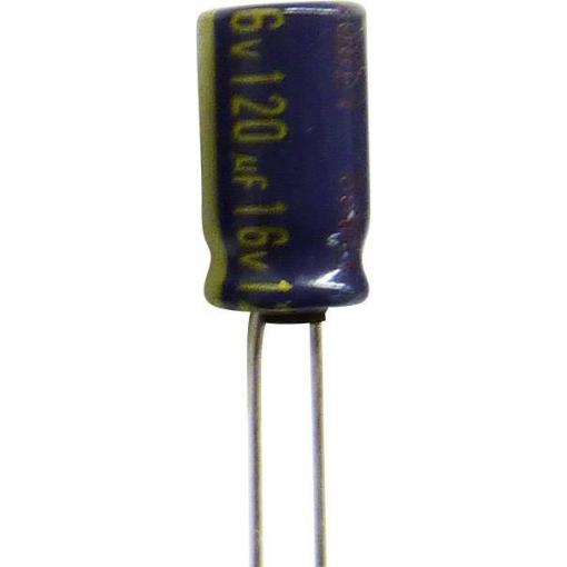 Elektrolytický kondenzátor Panasonic EEUFC1A102B, radiální, 1000 µF, 10 V/DC, 20 %, 1 ks