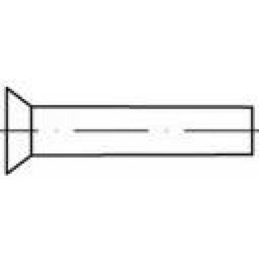 TOOLCRAFT TO-5449146 zápustný nýt 6 mm 250 ks