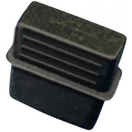 Krytka Richco CP-USB-A, 14,1 x 6,7 x 13,2 mm, černá
